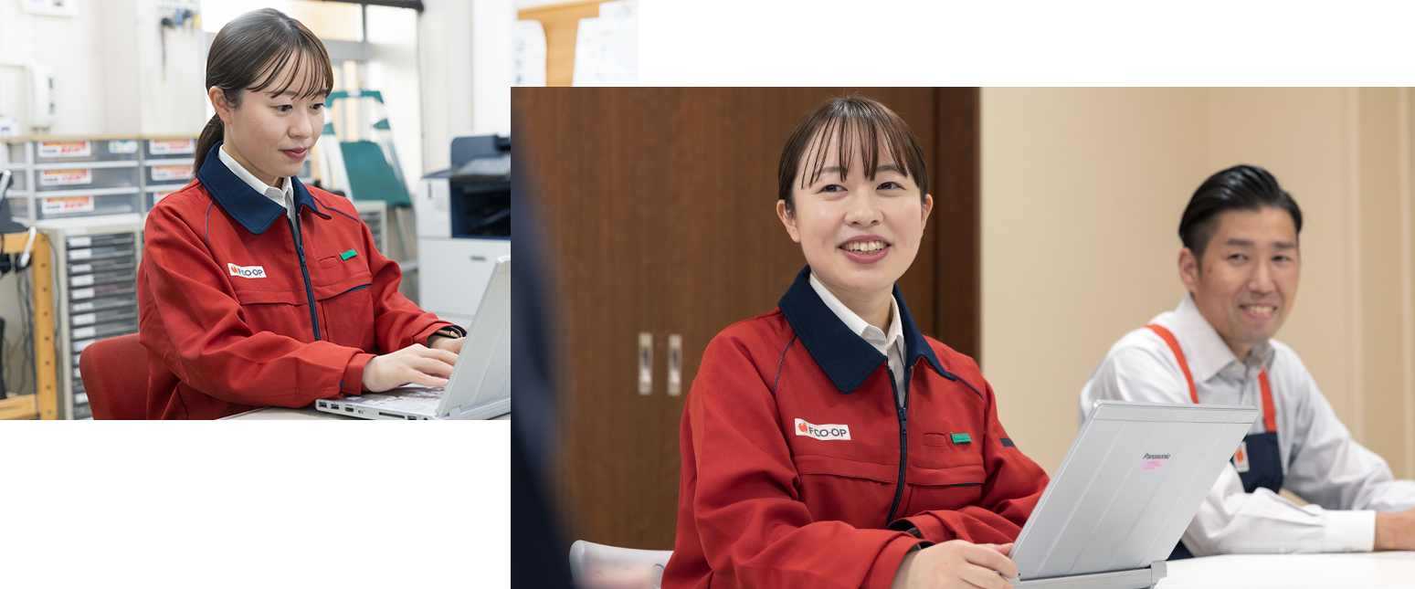 資料作成・会議の様子