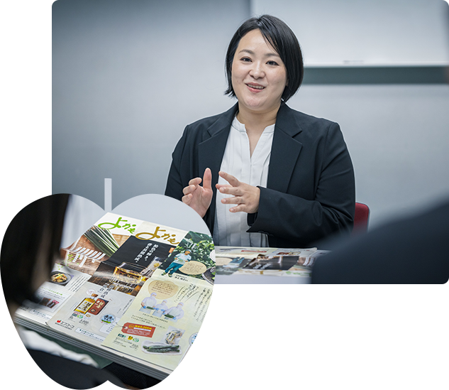 Aさんが話している様子