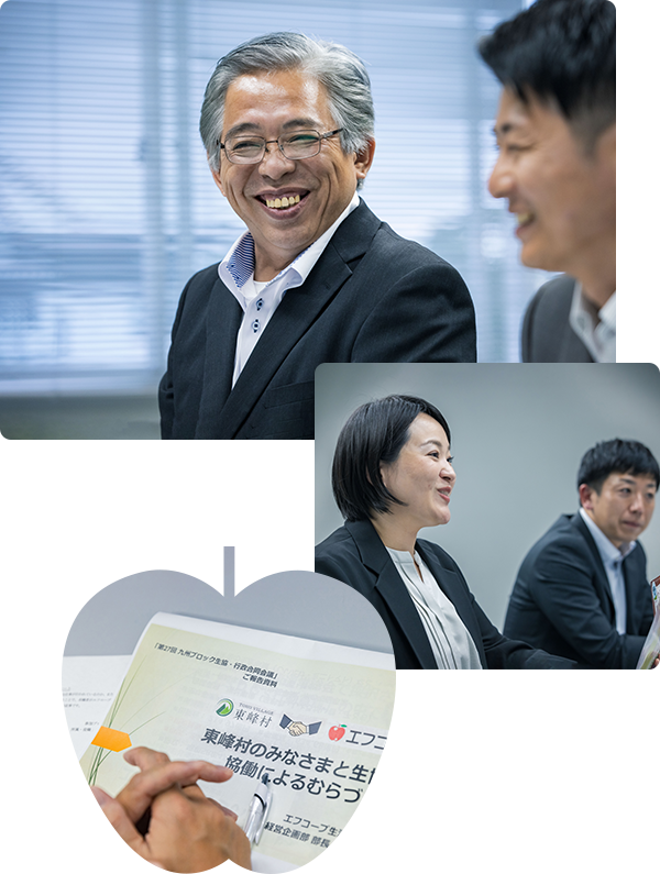 YさんAさんが話している様子